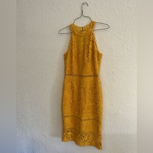 Gorgeous Antonio Melani mustard dress, EUC, size 2